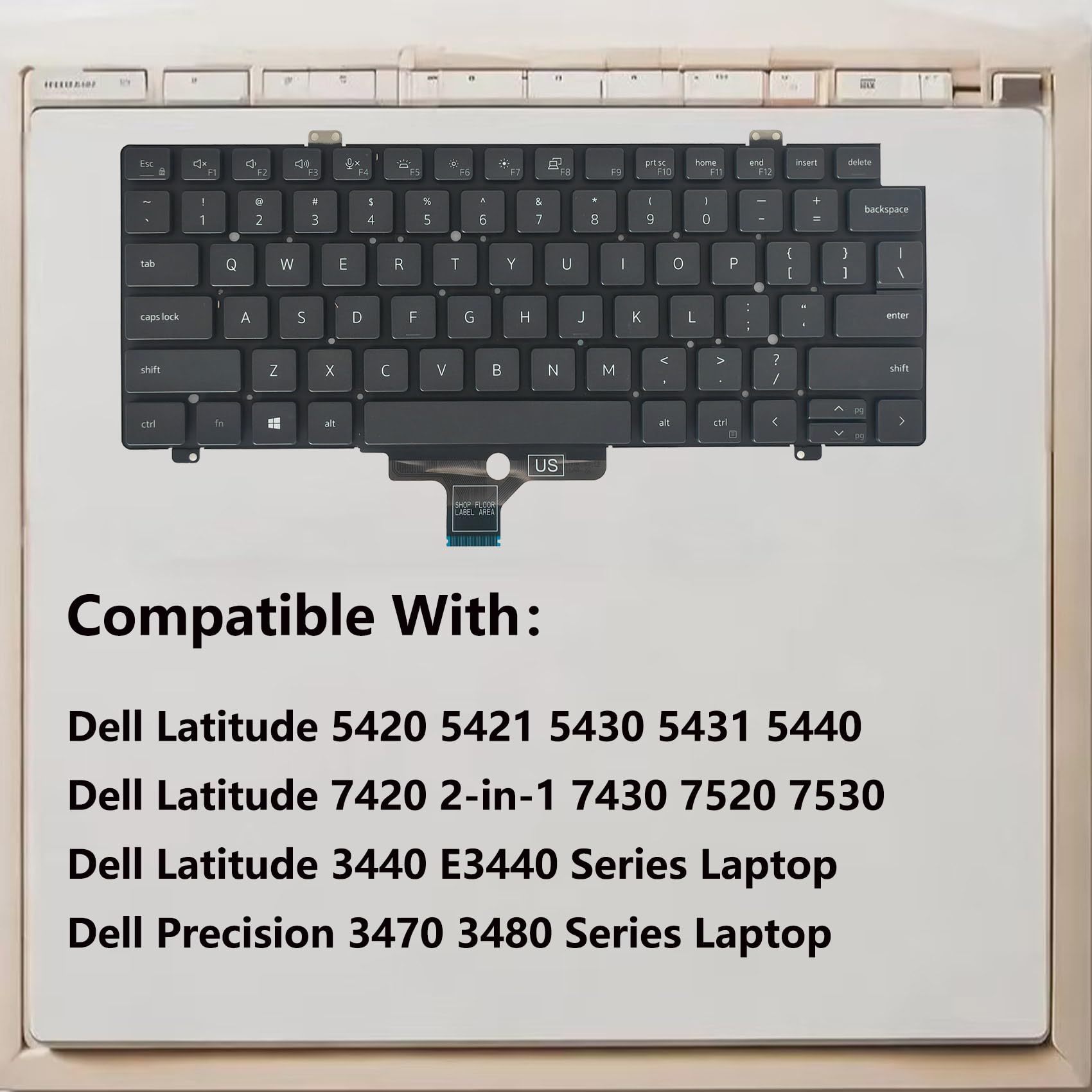 Amazon | WWGTMC 交換用キーボード Dell Latitude 5420 5421